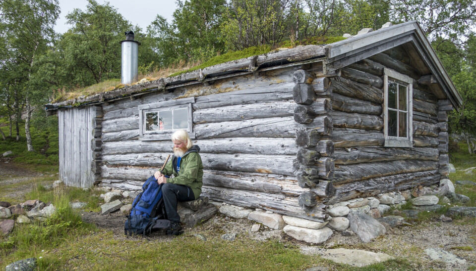 Røosbua ved utløpet av Røa i Femunden i Femundsmarka nasjonalpark.