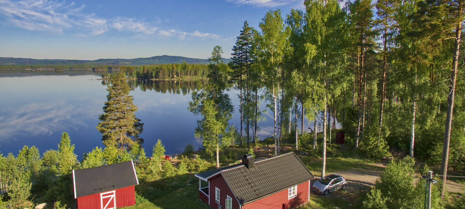 Borthuskoia, en hytte på Finnskogen .