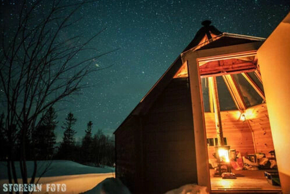 Campen perfekt til for å studere stjernehimmelen.