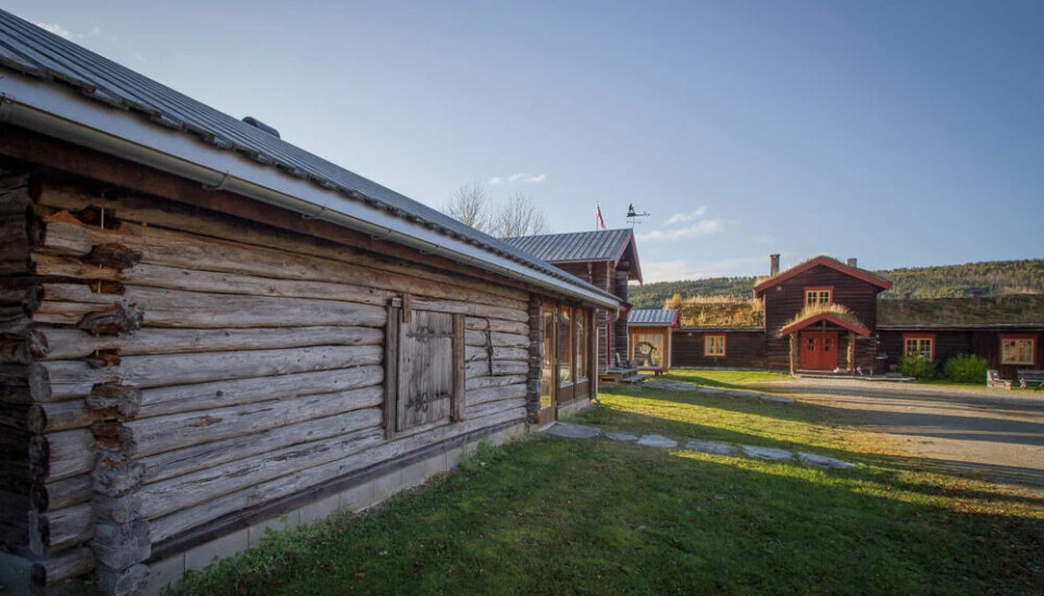 At vertskapet på Telstad har en spesiell interesse for gamle hus er lett å se hvis man besøker stedet.