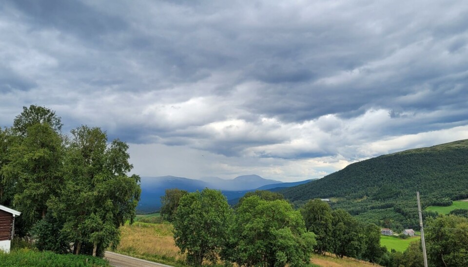 Utsikt fra vinduet.