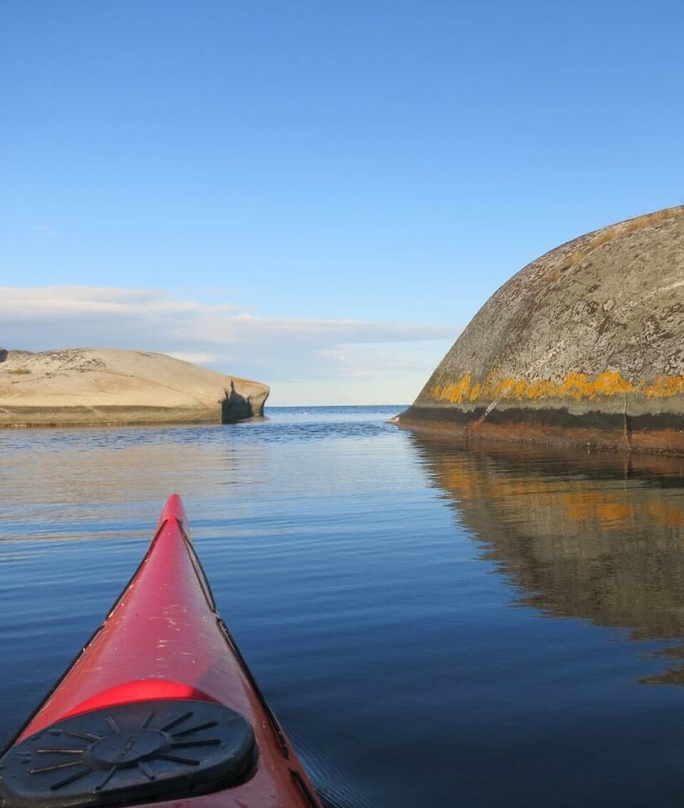 Kun fem minutters gange til sjøen og skjærgården..