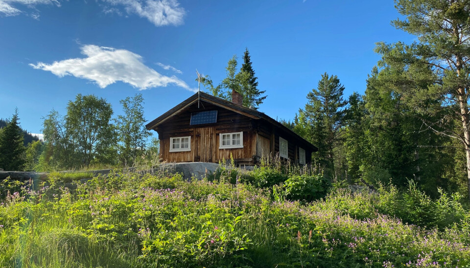 Ljosdal seter i Trillemarka, en utleiehytte på Inatur.