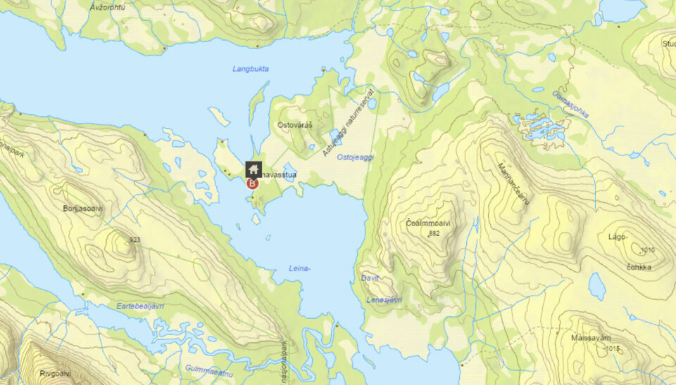Villmarkscampen ligger i nordenden av Leinavann.