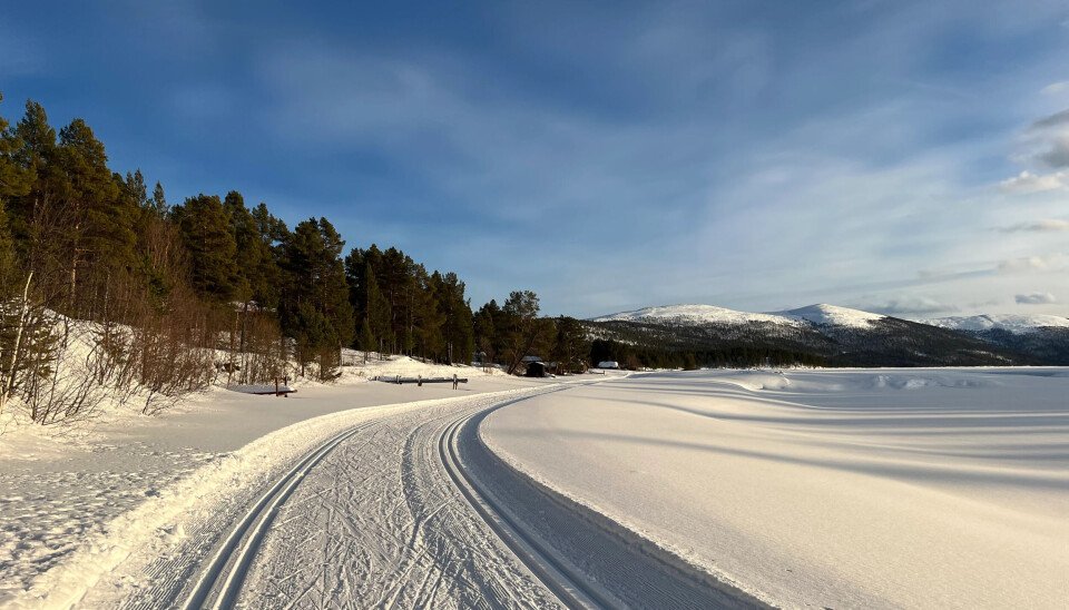 Løypene går rett forbi.