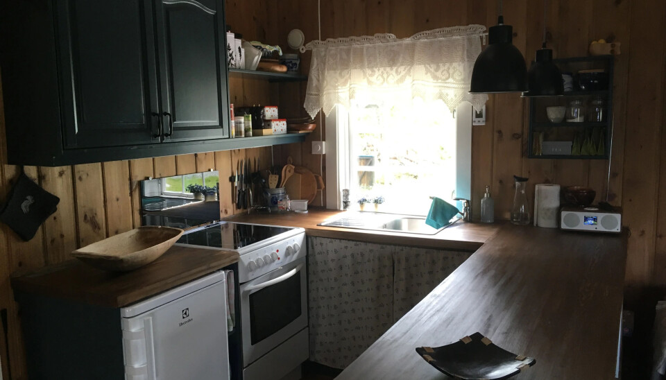 Kjøkkenet er godt utstyrt og dekker behovet til en vanlig familie uten problem.