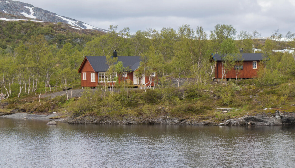 Den nye hytta (oppført i 2017) har fantastisk utsikt mot Kviltjønna og Vestre Brandsfjell.
