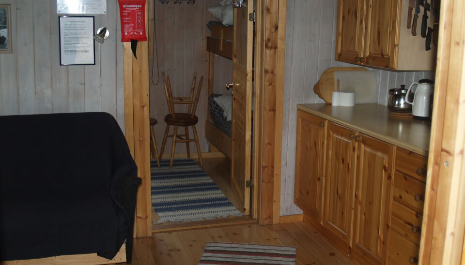 Enkel og koselig hytte med et du trenger for å klare deg i felt.