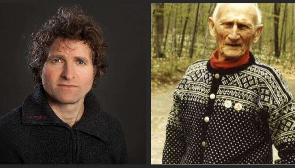 Thor Gotaas kommer til Ingstadfestivalen for å fortelle om legenden Herman 'Jackrabbit' Smith-Johannesen. Gotaas til venstre.
