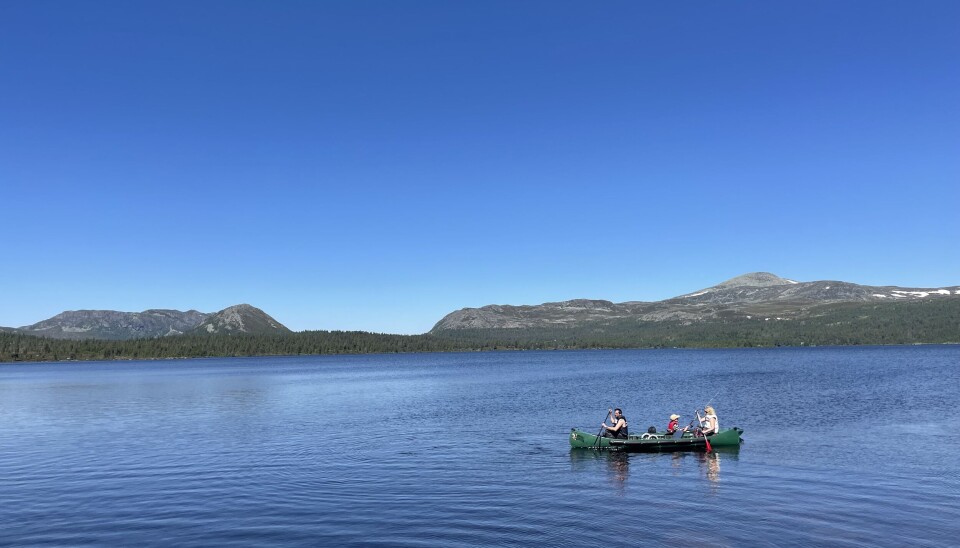 Sommerdager ved Fjellgutusjøen.