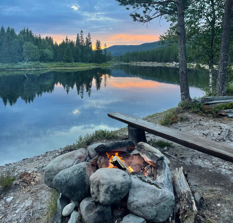 Uteområdene på ElveRo er ubeskrivelig fine.