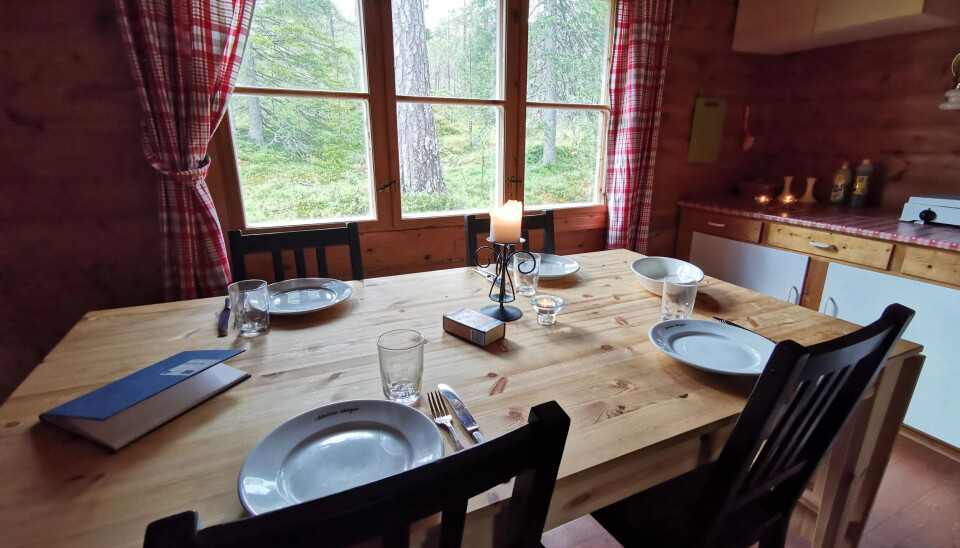 Her kan du nyte gode måltider. Sjekk området i sopptida.