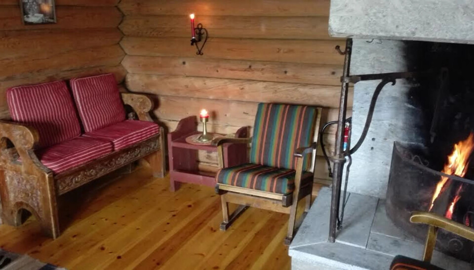 ... og varme deg foran peisen etter eventyrene i fjellet.