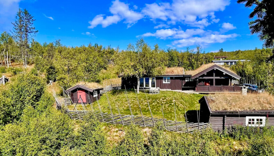 Vasethytta ligger på solsiden av Ålfjell.